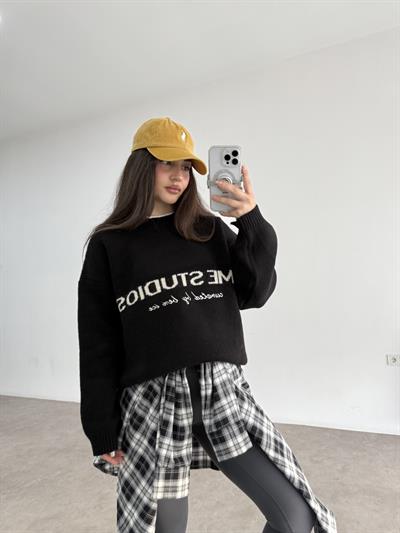 Eme Studios Siyah Kazak