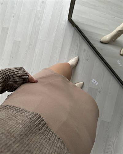 ZR Model Klasik Kesim Kahve Şort Etek