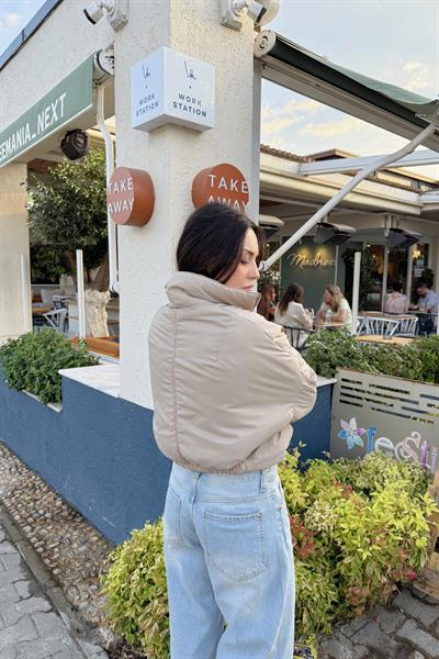 Hafif Dolgulu Şişme Taş Ceket