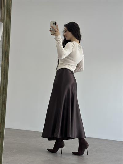 Hafif Transparan Basic Ekru Triko