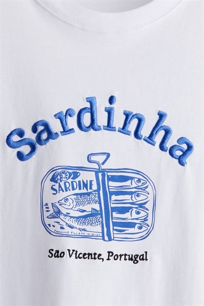 Hm orijinal Sardinha Tişört