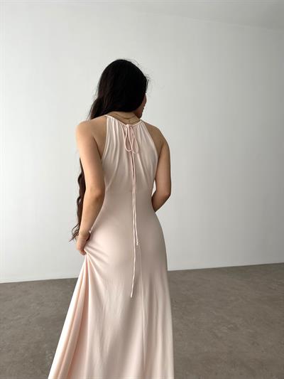 HM Orj. Bağlama Detaylı Midi Elbise