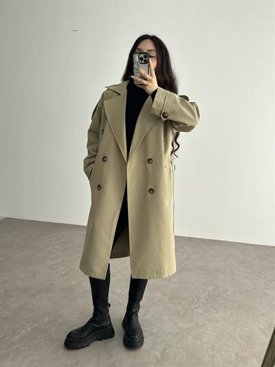 Klasik Kesim Premium Çağla Trenç Kot