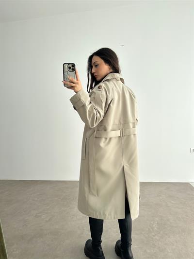 Klasik Kesim Premium Taş Trenç Kot