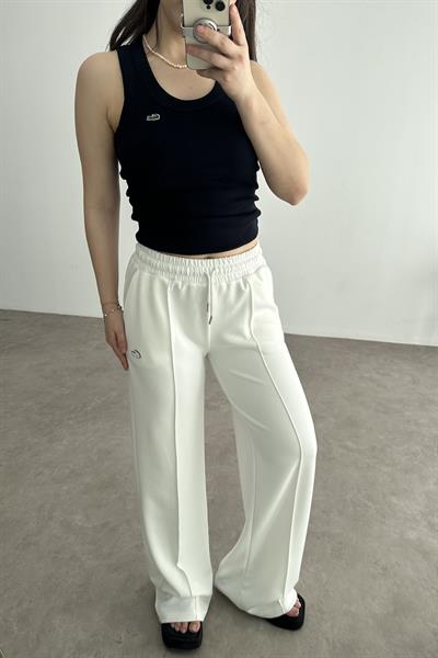 LCST Rahat Kesim Eşofman Altı Beyaz