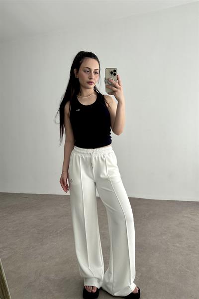 LCST Rahat Kesim Eşofman Altı Beyaz