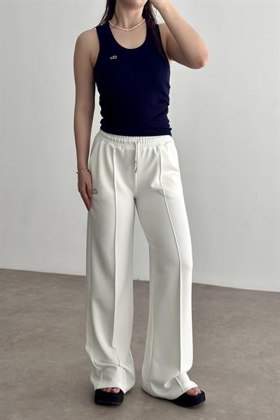 LCST Rahat Kesim Eşofman Altı Beyaz