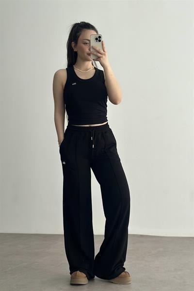 LCST Rahat Kesim Eşofman Altı Siyah