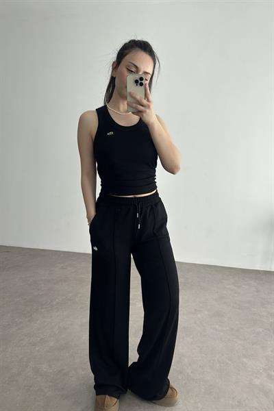 LCST Rahat Kesim Eşofman Altı Siyah