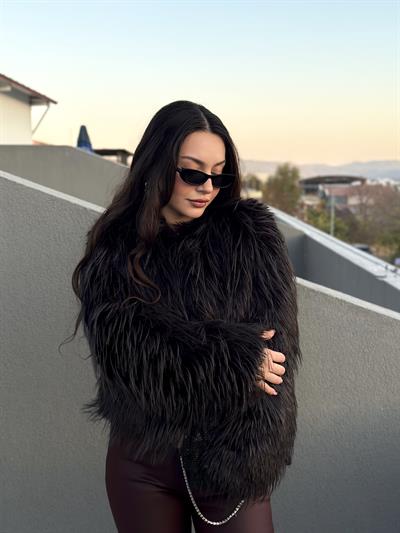 Lüks Kalite Crow Kürk