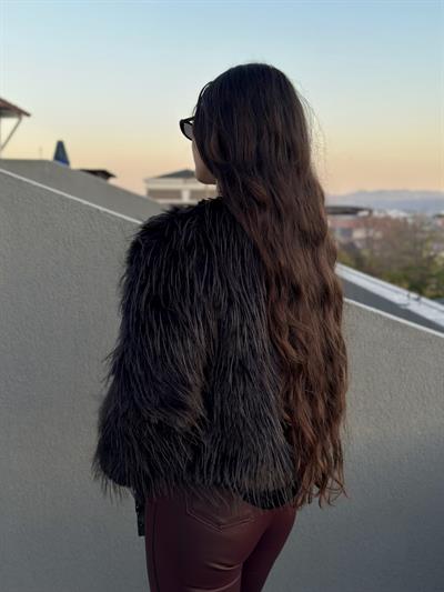 Lüks Kalite Crow Kürk