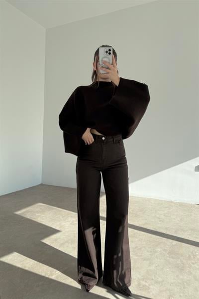 MNG Acı Kahve Straigtleg Jean