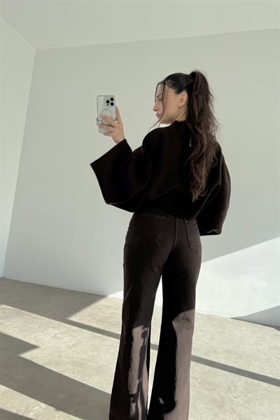 MNG Acı Kahve Straigtleg Jean