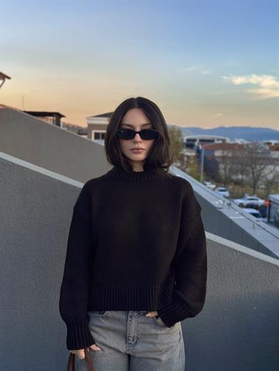 MnG Orj Premium Koyu Kahve Kazak