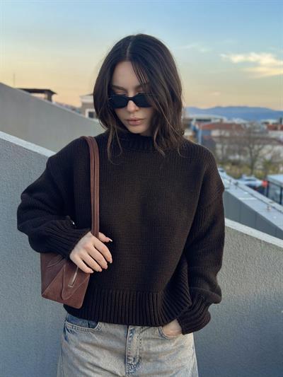 MnG Orj Premium Koyu Kahve Kazak