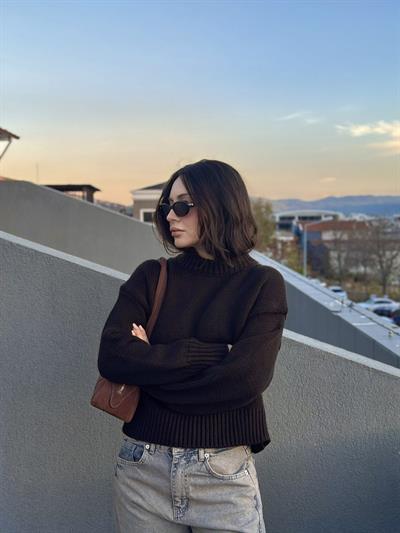 MnG Orj Premium Koyu Kahve Kazak