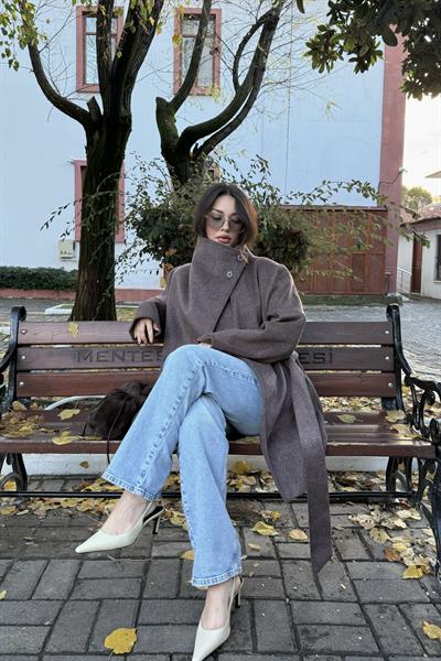 ND Yüksek Belli Comfort Strerch Açık Mavi Jean