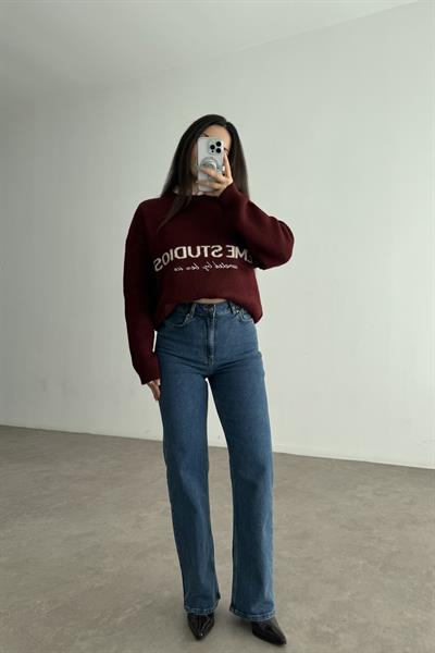 ND Yüksek Belli Comfort Strerch Koyu Mavi Jean