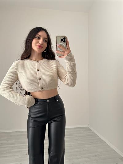 Orijinal Marka Crop Premium Hırka