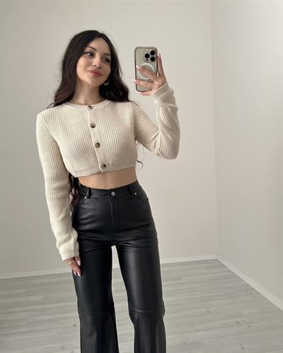 Orijinal Marka Crop Premium Hırka