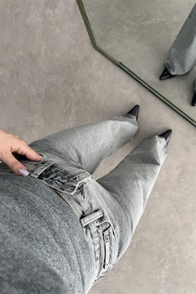 Orijinal Marka Gri Melange Jean