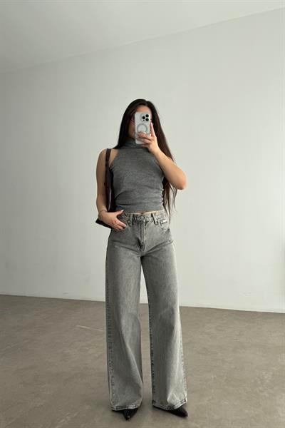 Orijinal Marka Gri Melange Jean