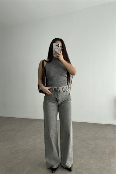 Orijinal Marka Gri Melange Jean