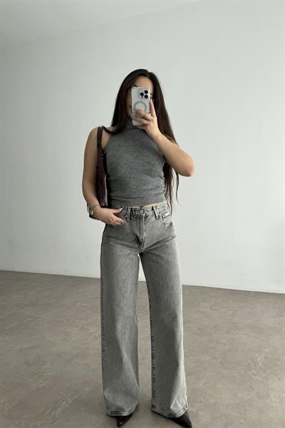 Orijinal Marka Gri Melange Jean