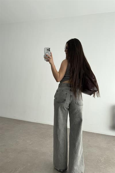 Orijinal Marka Gri Melange Jean