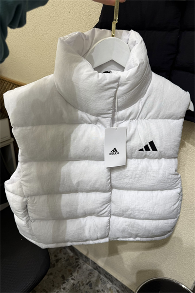 Orijinal Marka Logolu Dik Yakalı Beyaz Şişme Yelek 