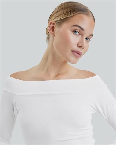 Orijinal Marka Madonna Yaka Beyaz Bluz