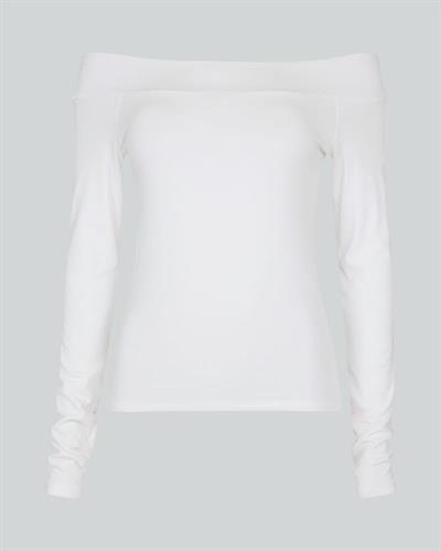 Orijinal Marka Madonna Yaka Beyaz Bluz