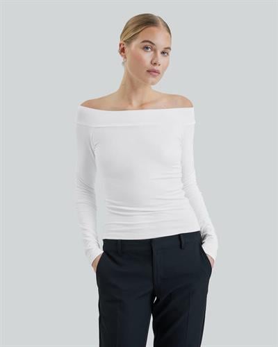 Orijinal Marka Madonna Yaka Beyaz Bluz