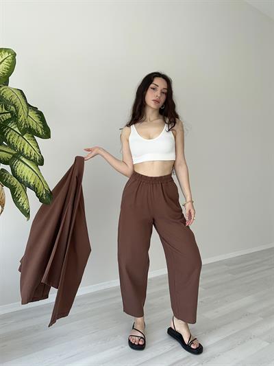 Orijinal Marka Premium Keten Kimono Takım