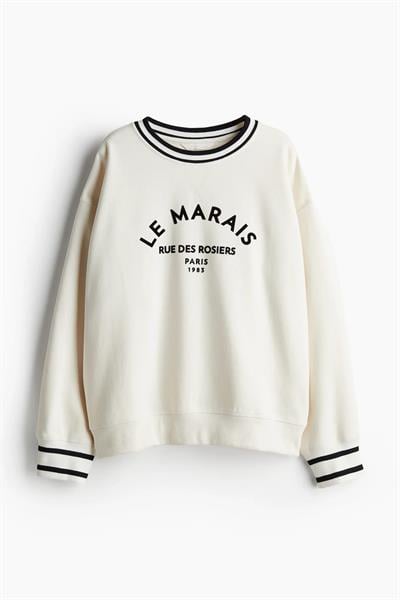 Orj Marka Le Marais Beyaz Sweatshirt