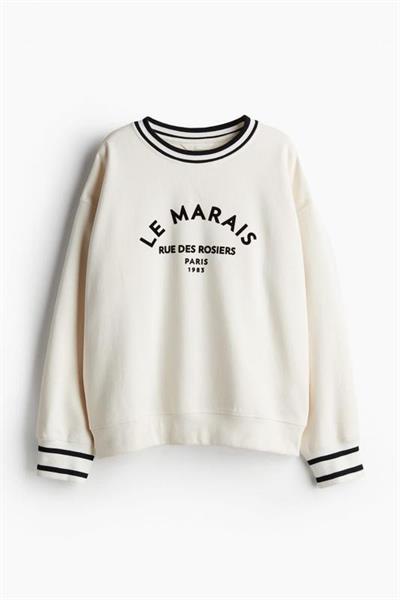 Orj Marka Le Marais Beyaz Sweatshirt