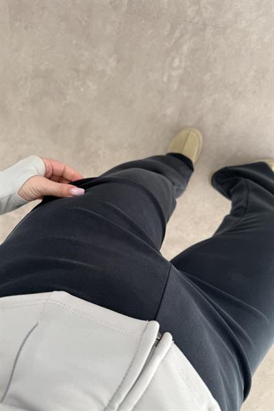 Oys. Modal Likralı Yüksek Belli Antrasit Spor Pantolonu