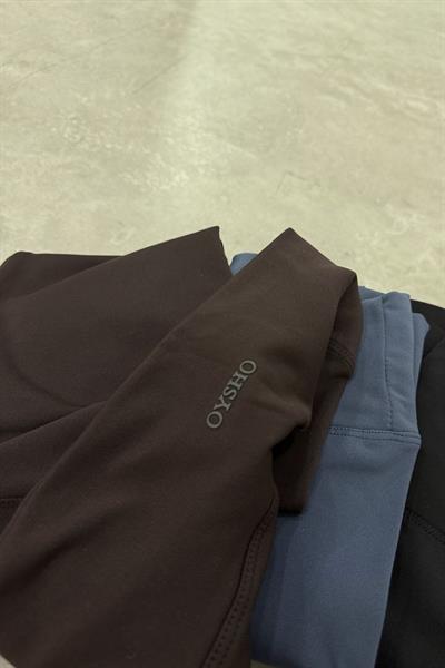 Oys. Modal İçi Pamuk Şardonlu Skinny Kahve Tayt