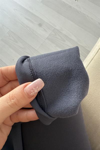 Oys. Modal İçi Pamuk Şardonlu Skinny Antrasit Tayt