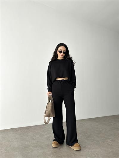 Oys Orj. Modal Dokulu Siyah Takım