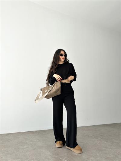 Oys Orj. Modal Dokulu Siyah Takım