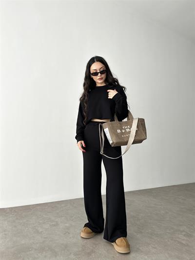 Oys Orj. Modal Dokulu Siyah Takım