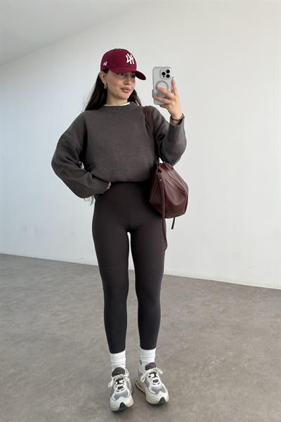 Oys Skinny Modal Antrasit Tayt