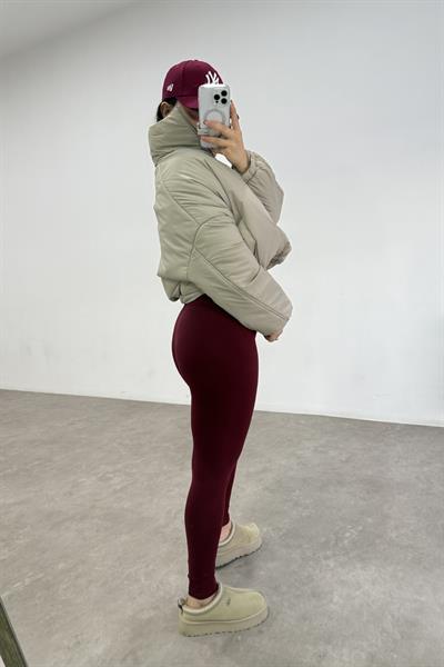 Oys Skinny Modal Bordo Tayt