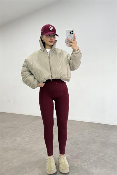 Oys Skinny Modal Bordo Tayt