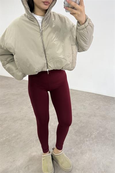 Oys Skinny Modal Bordo Tayt