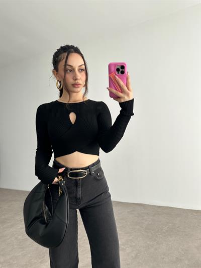 PB Orijinal Damla Triko Crop