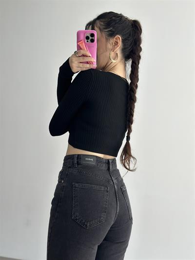 PB Orijinal Damla Triko Crop