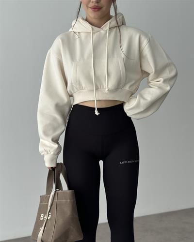 Orijinal Kapşonlu Crop Pb: Sweatshirt
