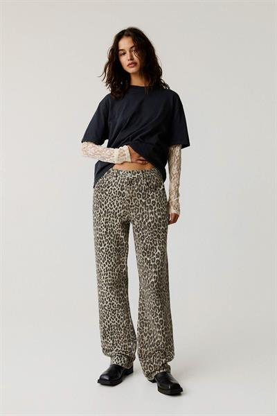 PB Orijinal Leopar Desenli Jean